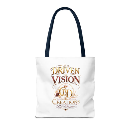 Driven by Vision Tote Bag — Branded BD Creations All-Over Print Tote