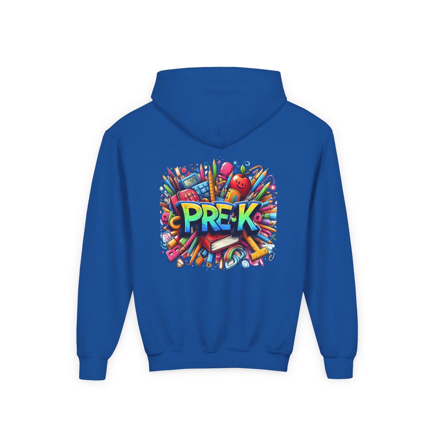 Pre-K Kids Hoodie — Colorful Back-to-School Preschool Sweatshirt