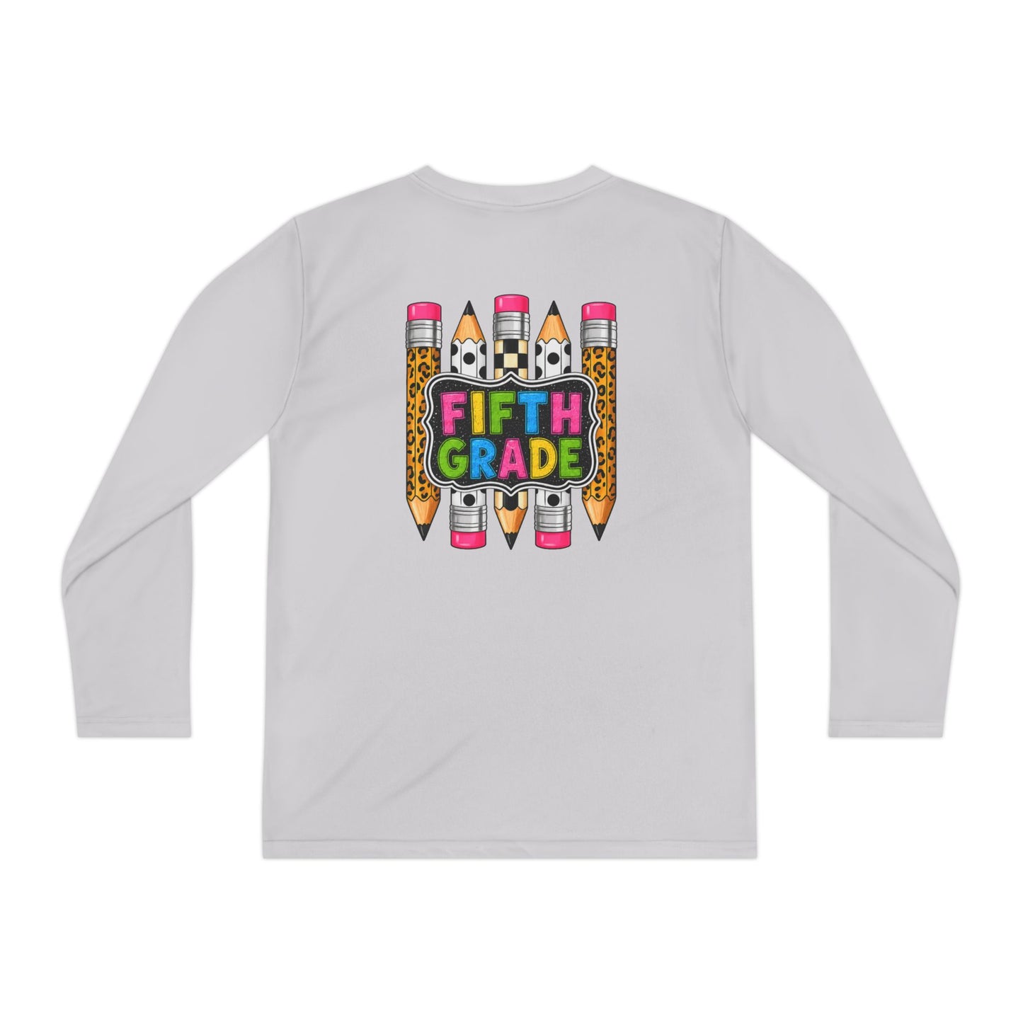 Fifth Grade Pencil Graphic Youth Long Sleeve Tee