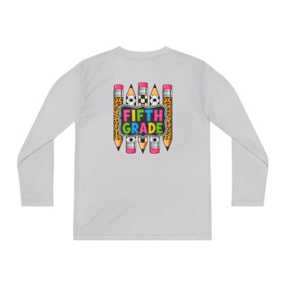 Fifth Grade Pencil Graphic Youth Long Sleeve Tee