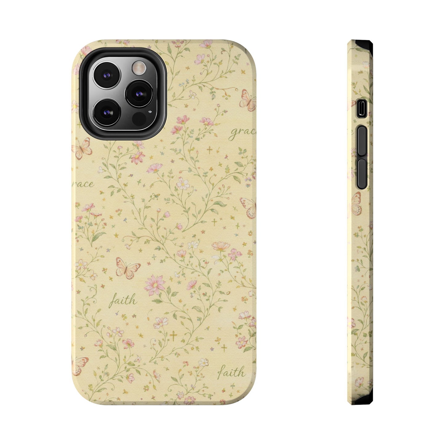 Soft Faith, Gentle Grace Phone Case | Christian floral iPhone Case