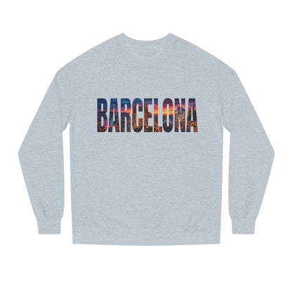 Barcelona Skyline Crewneck Sweatshirt