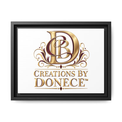 Framed Matte Canvas – Creations By Donece Logo Wall Art