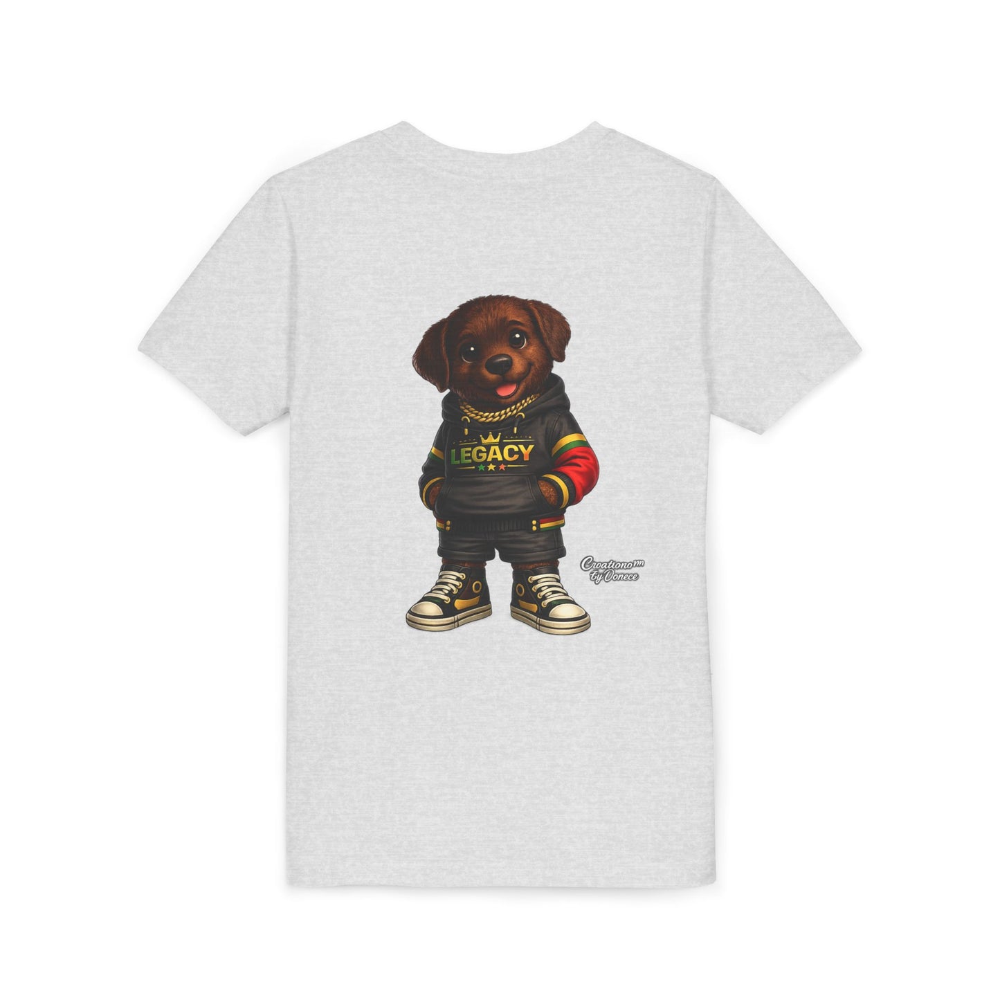 Youth Dog Tee — 'Legacy' Streetwear Puppy Graphic Shirt