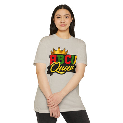 HBCU Queen T-Shirt — Retro Crown Black History Tee for College Pride