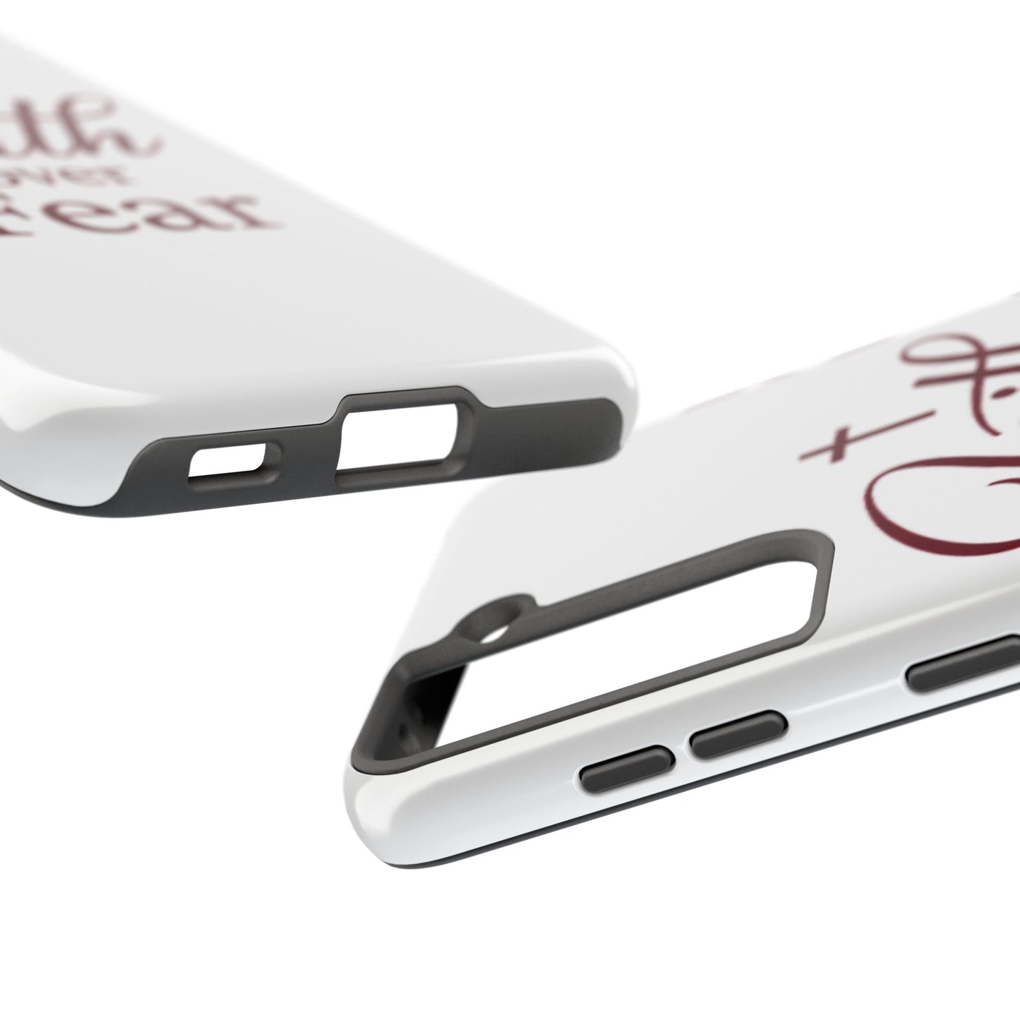 Faith Over Fear Tough Phone Case — Christian Inspirational Protective Phone Cover