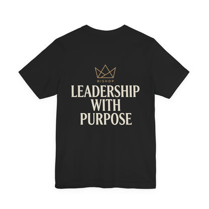 Leadership With Purpose Tee — Inspirational Crown Graphic T-Shirt