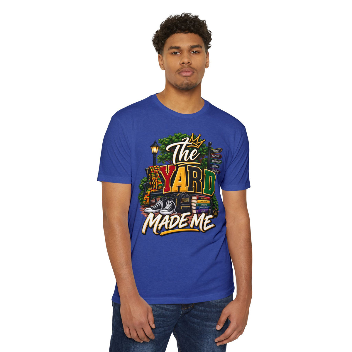 The Yard Made Me T-Shirt — Retro Urban Streetwear Tee