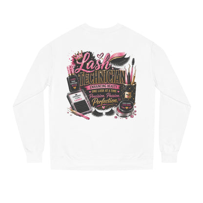 Lash Technician Crewneck Sweatshirt — Professional Eyelash Artist Apparel