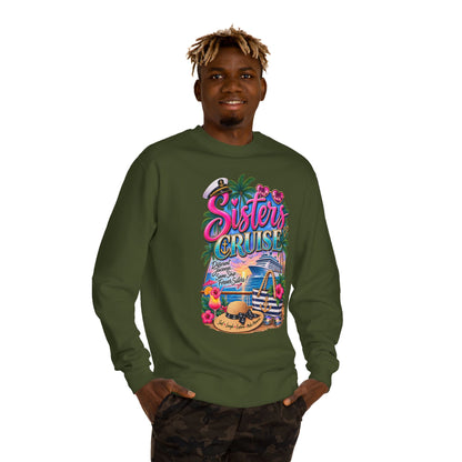 Sisters Cruise Sweatshirt – Tropical Girls’ Getaway Crewneck