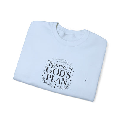 Trusting In God's Plan  Crewneck Sweatshirt