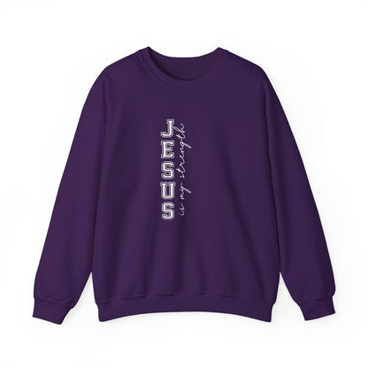 Jesus Vertical Script Sweatshirt
