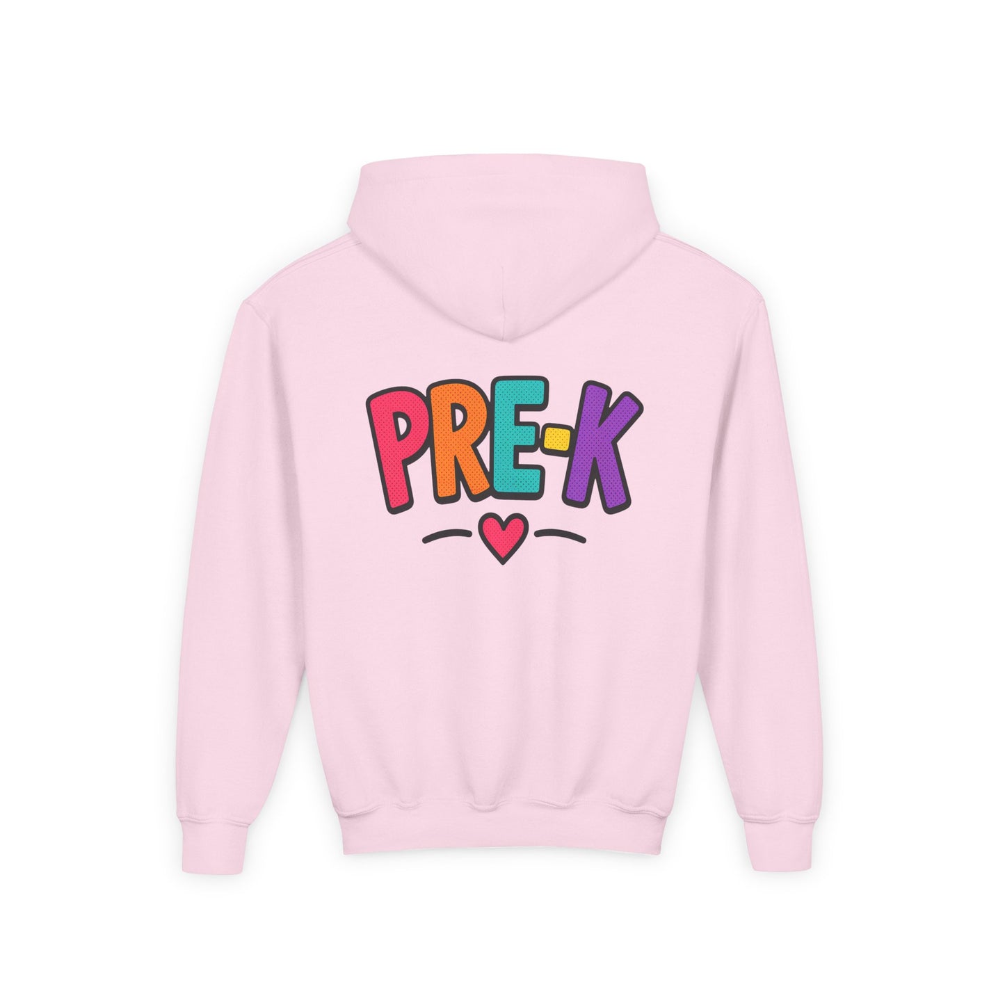 Pre-K Kids Hoodie — Colorful Cute Pre-K School Hooded Sweatshirt for Toddlers