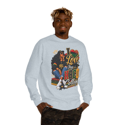 I Love My HBCU College Crewneck Sweatshirt