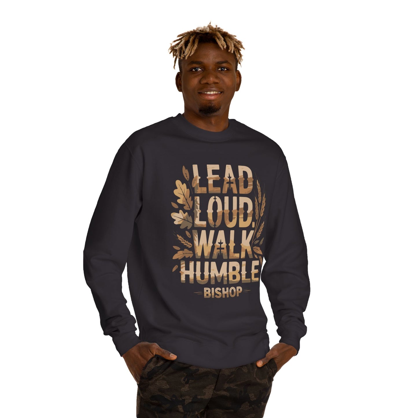 Lead Loud Walk Humble Sweatshirt — Inspirational Christian Crewneck