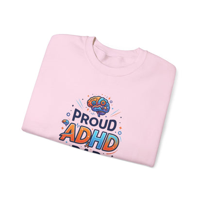 Proud ADHD Dad  Crewneck Sweatshirt