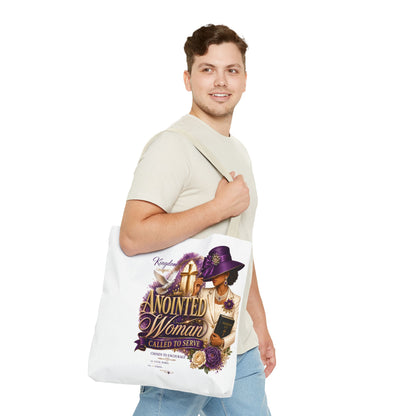 Anointed Woman Tote Bag – 'Called to Serve' Faithful Church Purse