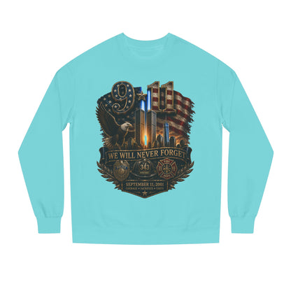 9/11 We Will Never Forget Memorial Sweatshirt