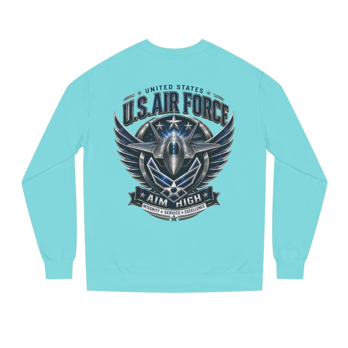U.S. Air Force 'Aim High' Crewneck Sweatshirt — Military Aviation Graphic