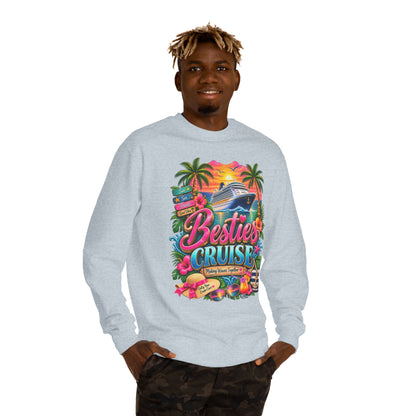 Besties Cruise Sweatshirt - Tropical Girls' Cruise Crewneck