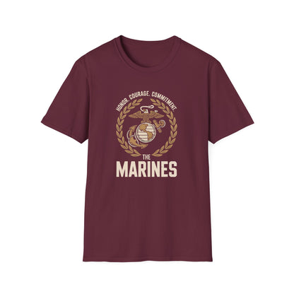 Honor Courage Commitment The Marines T‑Shirt