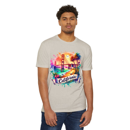California Sunset T-Shirt — Golden Gate Palm Beach Graphic Tee