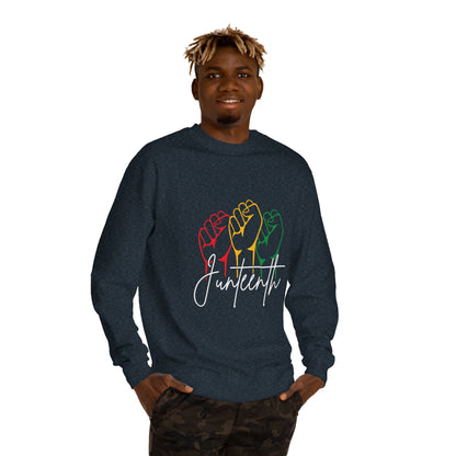 Juneteenth Fist Sweatshirt - Juneteenth Celebration Pullover