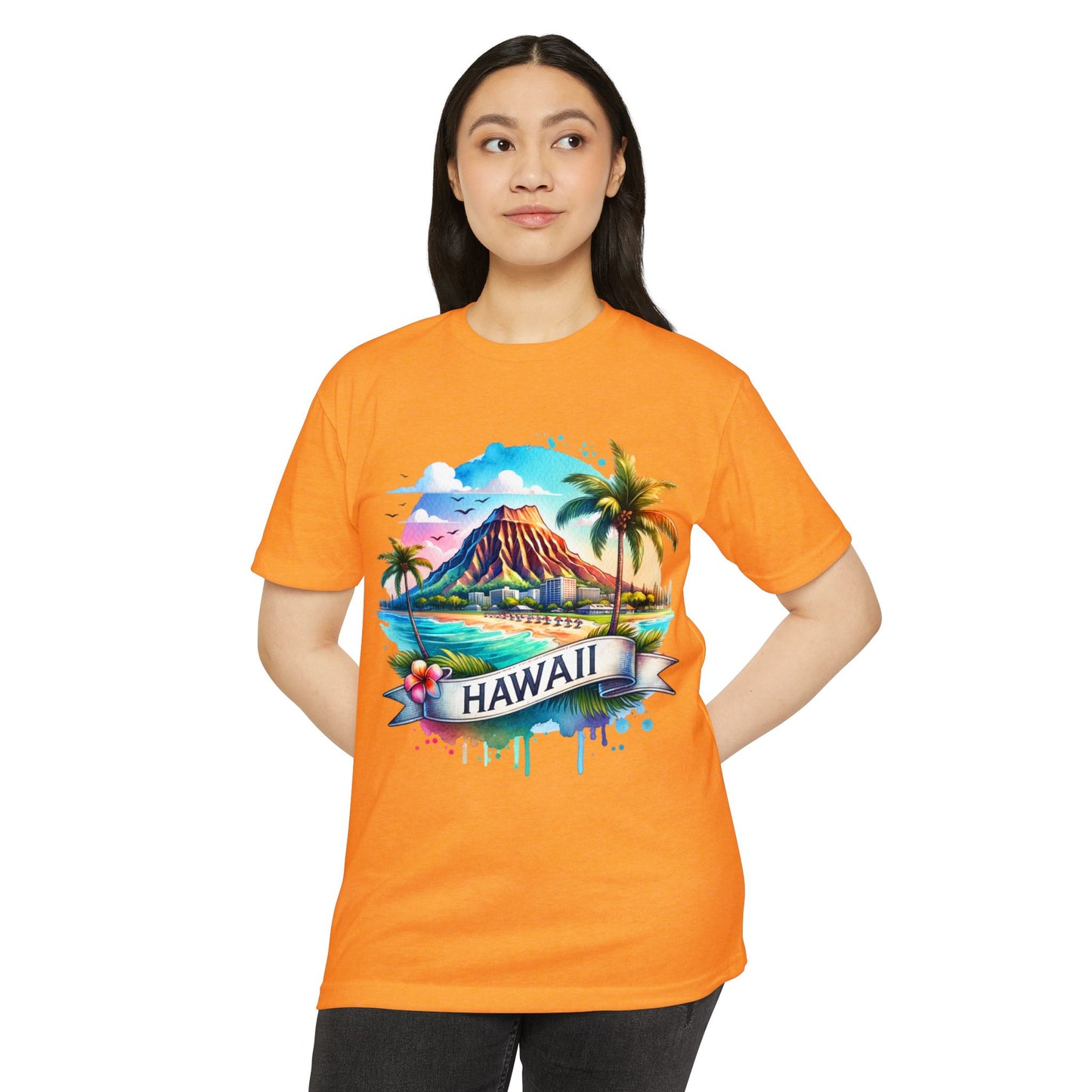 Hawaii Vintage Sunset T-Shirt — Tropical Island Graphic Tee