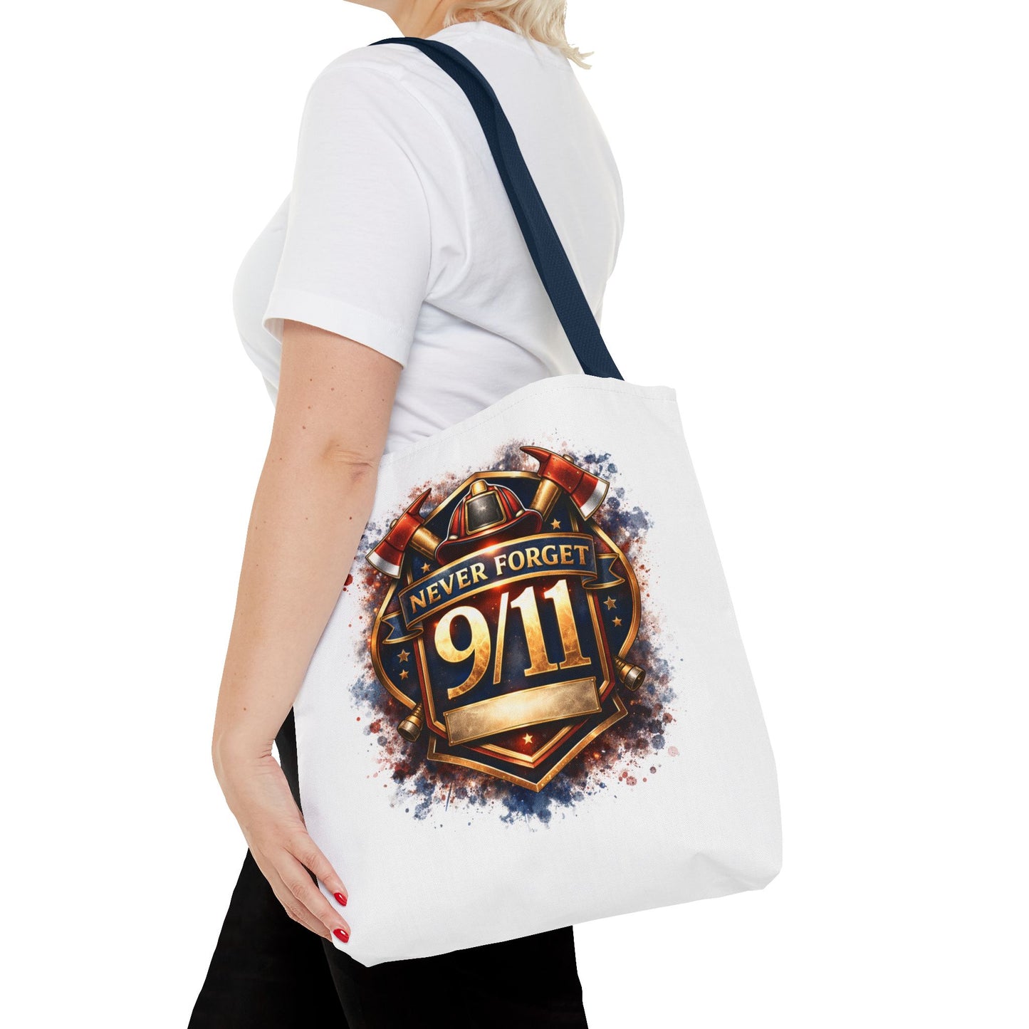 Never Forget 9/11 Memorial Tote Bag