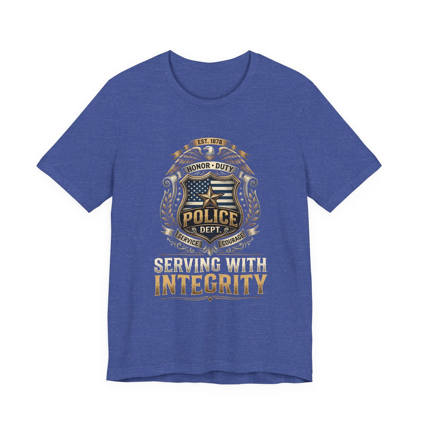 Police Badge 'Serving With Integrity' T-Shirt