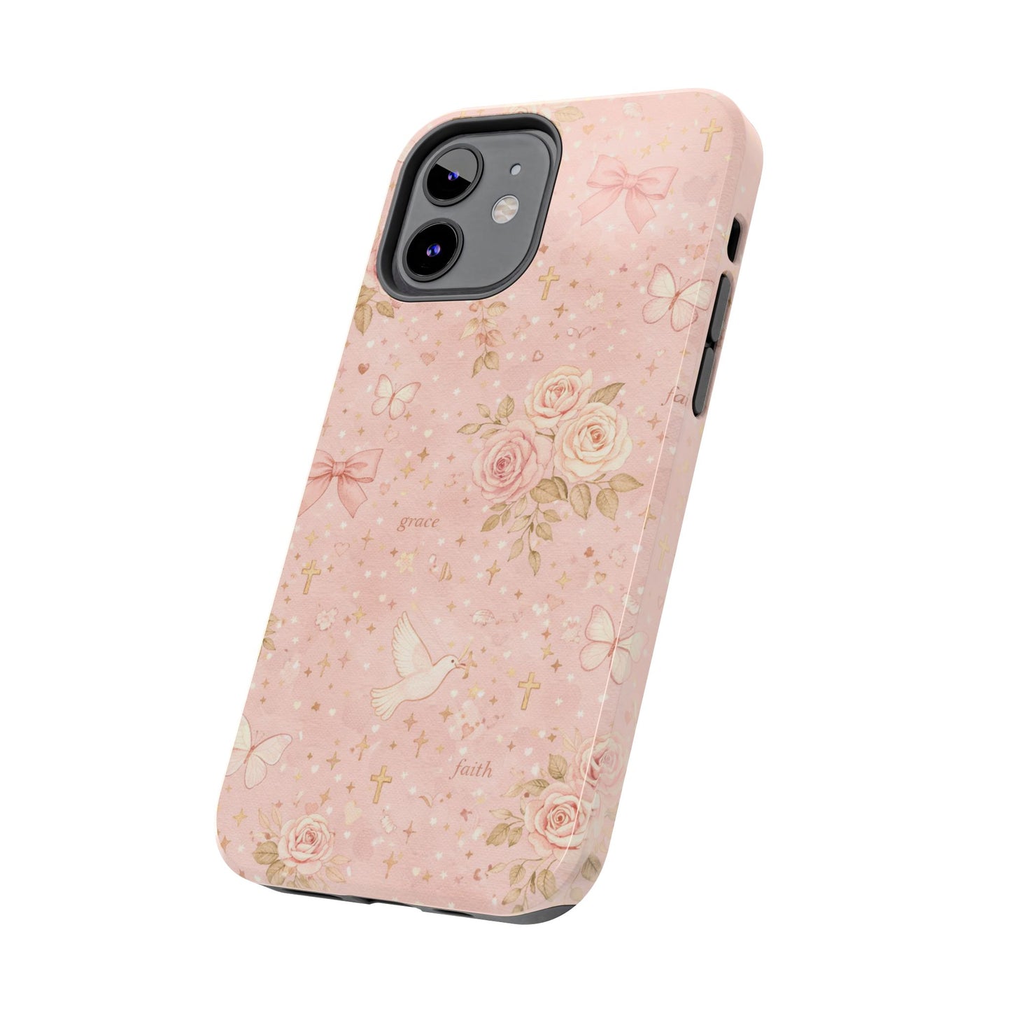 Grace Faith Phone Case | Christian floral iPhone Case