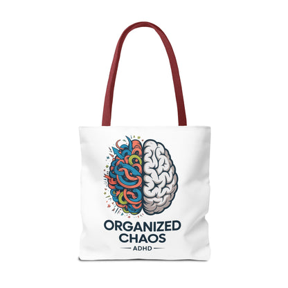 ADHD Tote Bag — "Organized Chaos" Brain Design