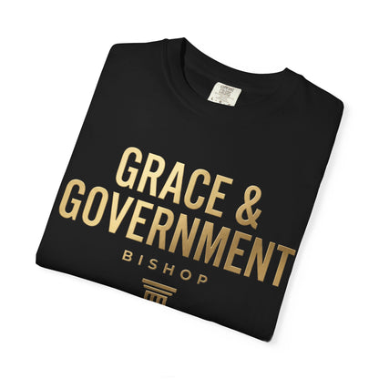 Grace & Government Bishop T-Shirt — Faith-Inspired Church Tee