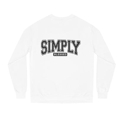 Simply Blessed Sweatshirt — Casual Crewneck Pullover with 'Simply Blessed' Graphic