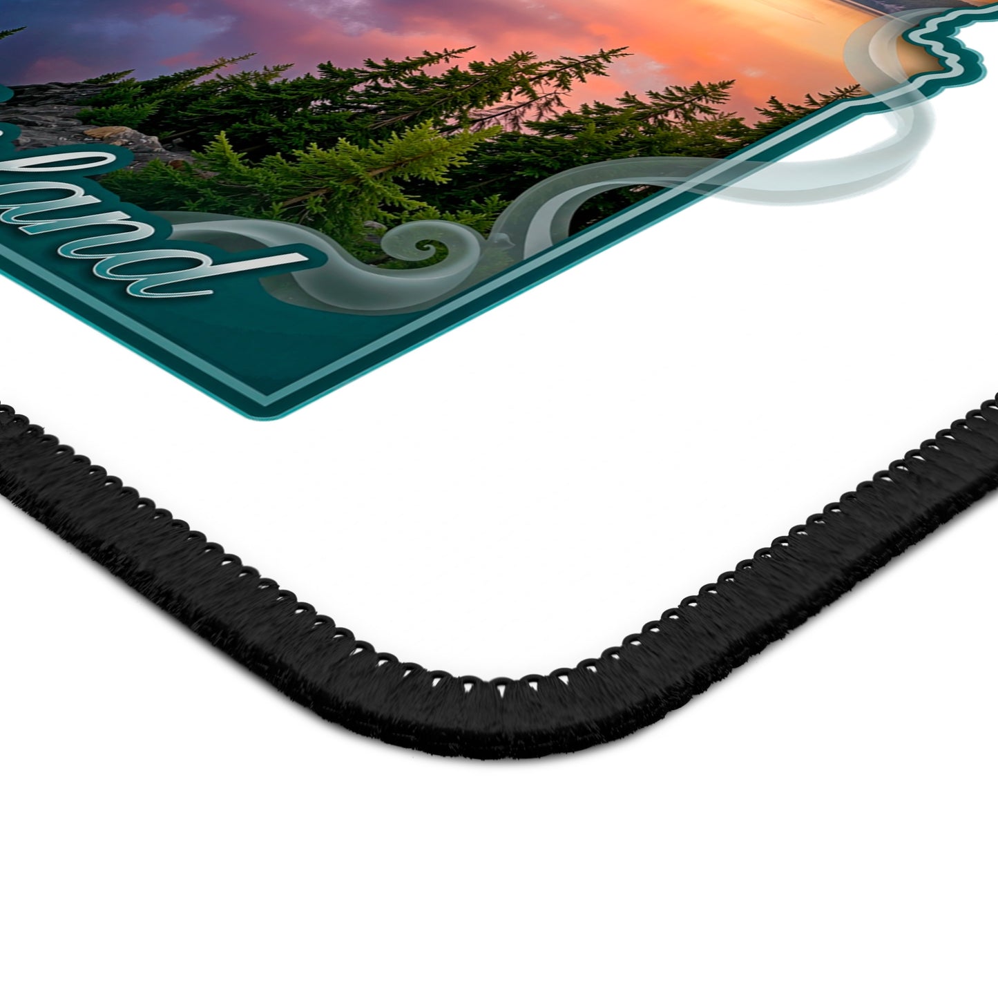 Oregon Gaming Mouse Pad — 'Pacific Wonderland' Scenic State Map