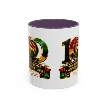 100 Years Commemorative Coffee Mug — "Honoring the Past, Empowering the Future"