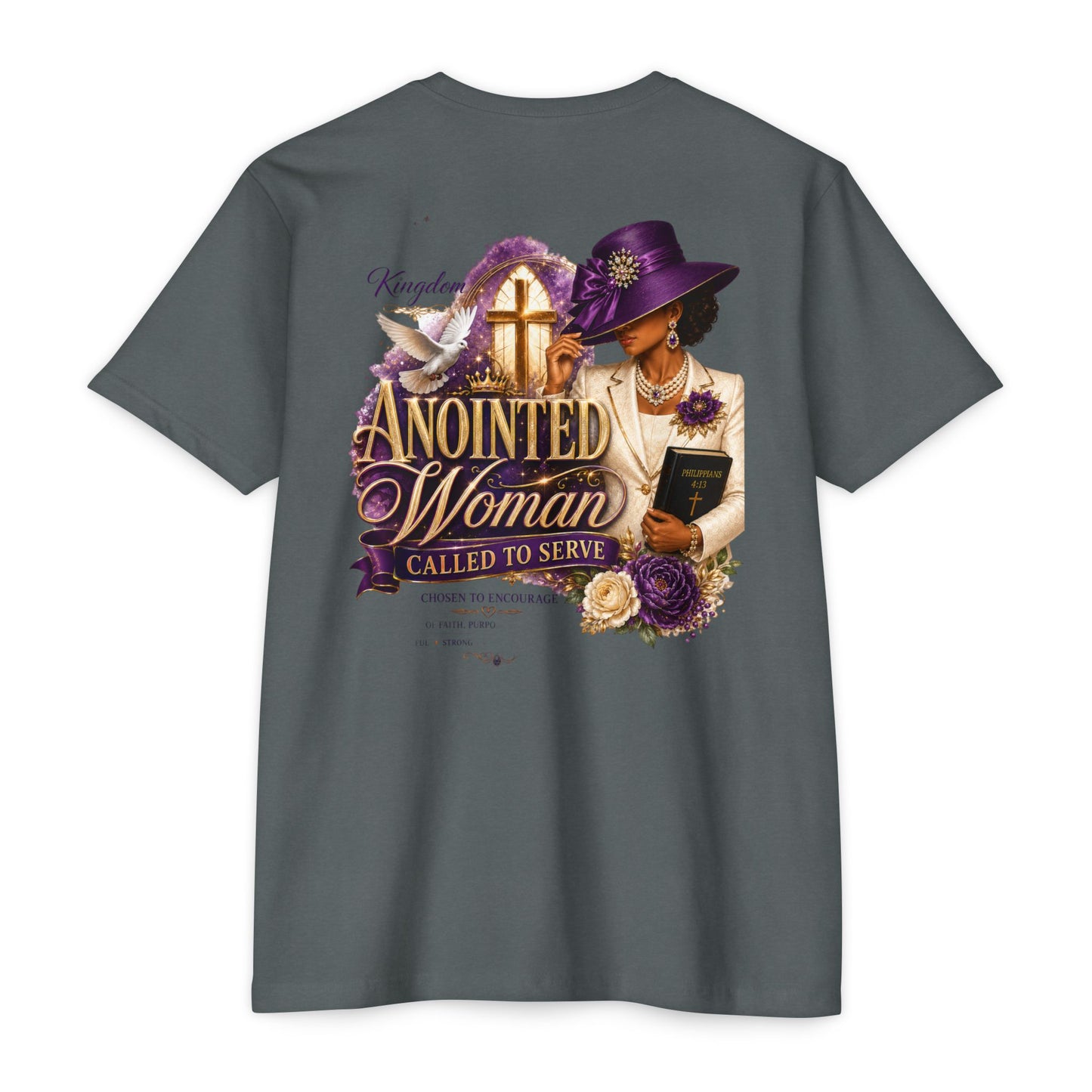 Anointed Woman T-Shirt — "Called to Serve" Christian Faith Tee