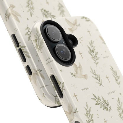 Walk By Faith Phone Case | Christian Floral iPhone Case