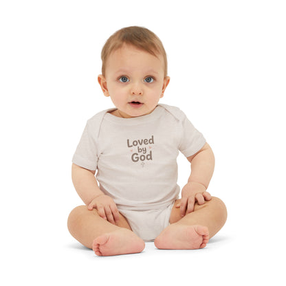 Loved by God Infant Onesie – Baby Bodysuit with Faith Message