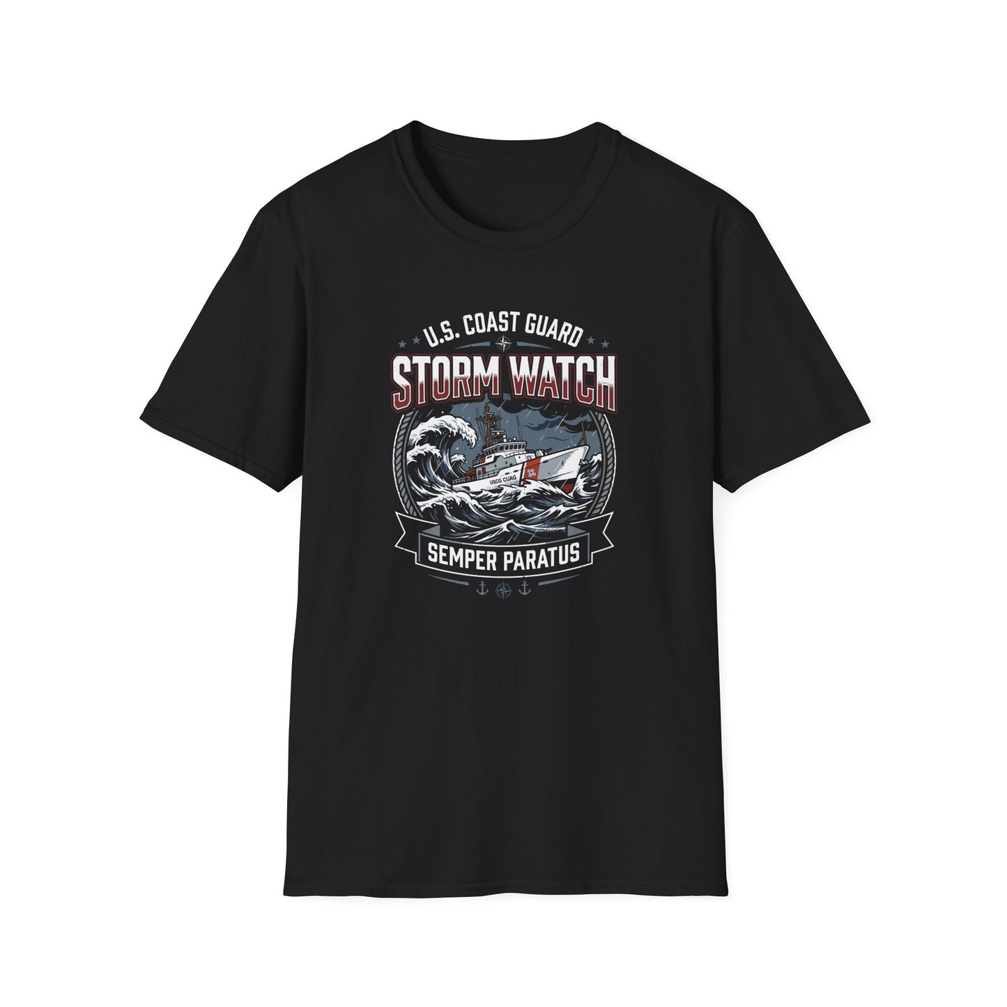U.S Coast Guard Storm Watch Semper Paratus T-Shirt