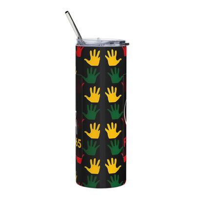 20oz Freedom Tumbler — Juneteenth Celebration Stainless Steel Travel Cup