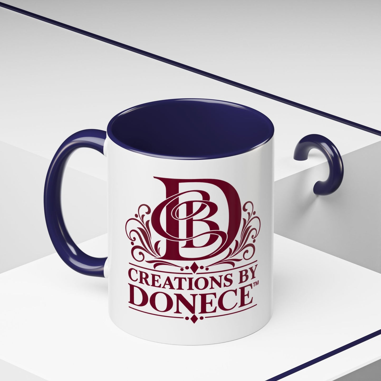 Creations by Donece Logo Accent Coffee Mug (11/15oz)