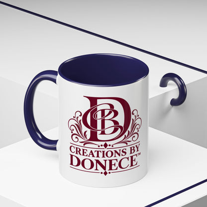 Creations by Donece Logo Accent Coffee Mug (11/15oz)