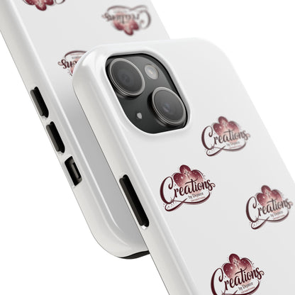 Logo Pattern Tough Phone Case — Creations Repeat Design