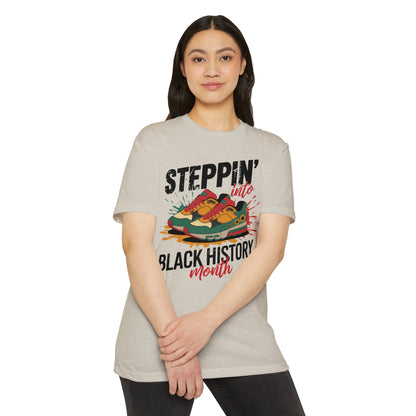 Steppin' Into Black History Month T-Shirt