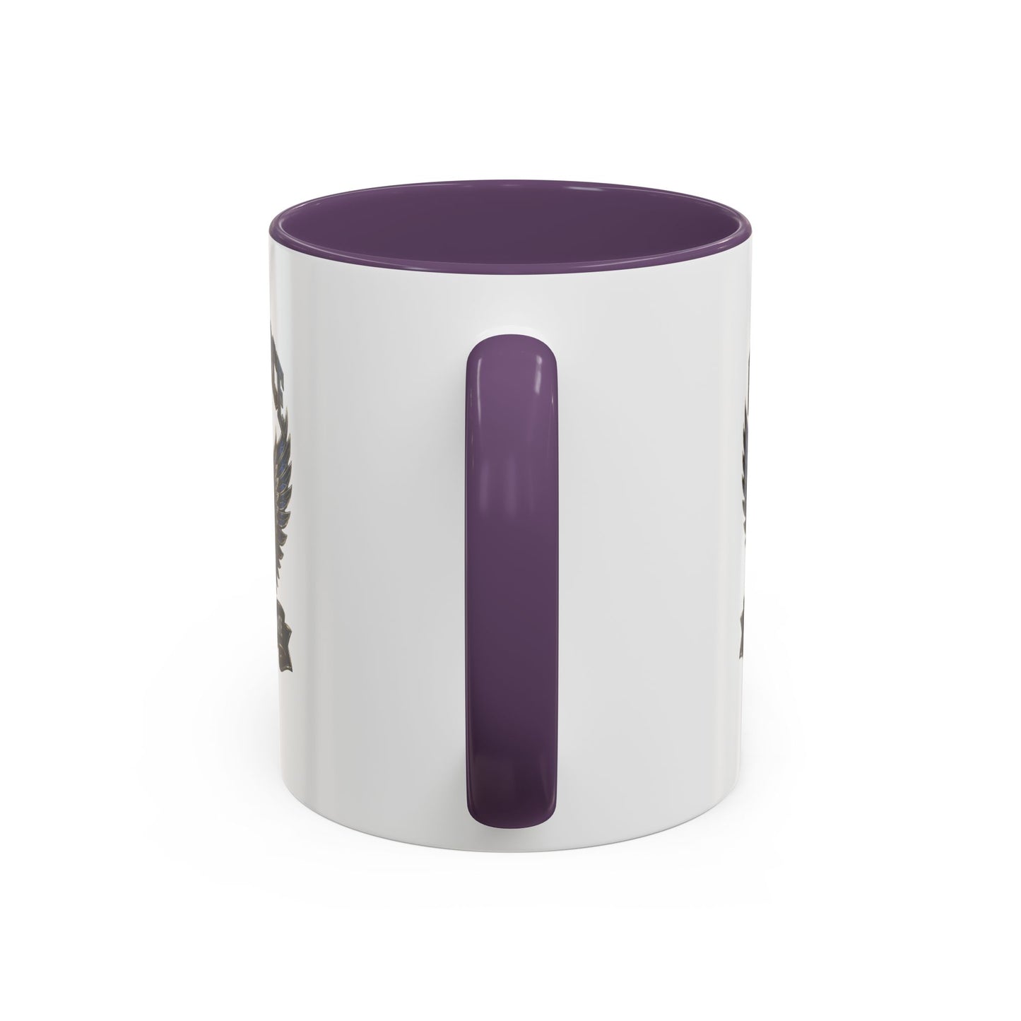 U.S. Air Force Emblem Accent Coffee Mug — Defend Protect Dominate (11/15oz)