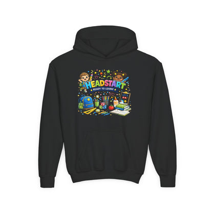 Head Start Kids Hoodie – 'Ready to Learn' Back-to-School Youth Sweatshirt