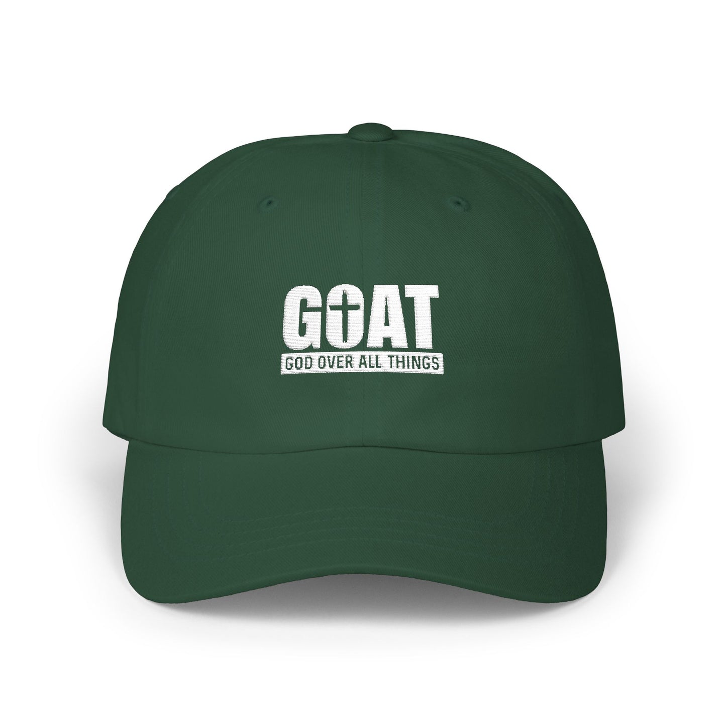GOAT Dad Cap – Embroidered "GOAT" Retro Baseball Hat for Men, Fathers & Athletes