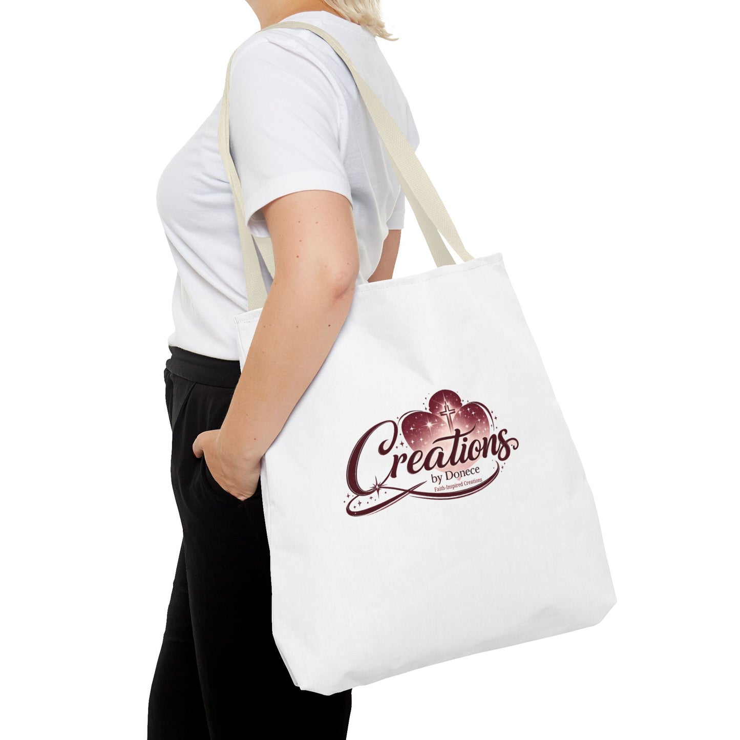 Creations Floral Logo Tote Bag – Branded Reusable Shopping & Gift Tote