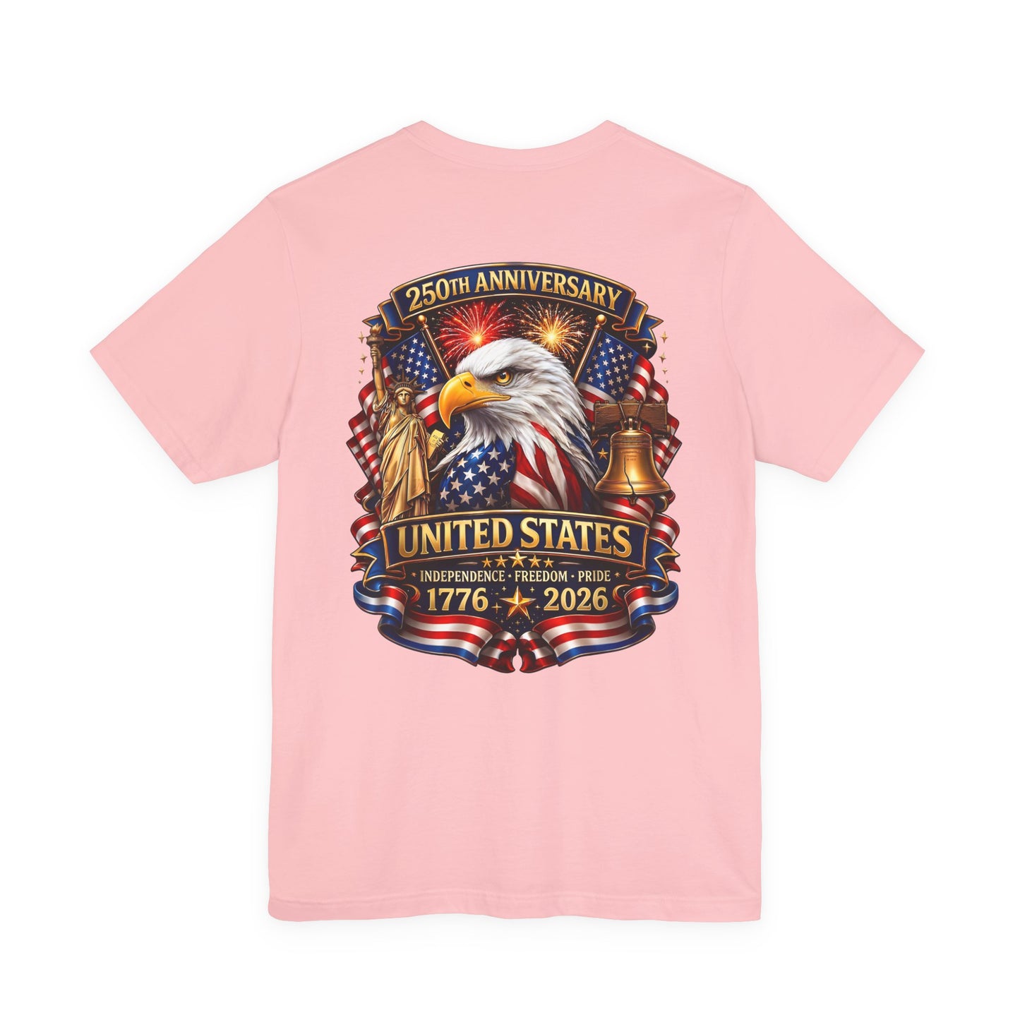 Independence 250th Eagle T-Shirt – United States 1776-2026 Centennial Graphic Tee